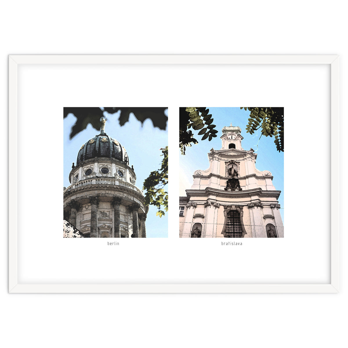 Architectural framing in paints