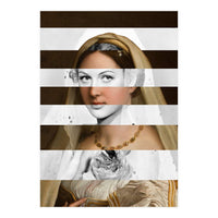 Raphael's Woman With A Veil & Hedy Lamarr (Print Only)