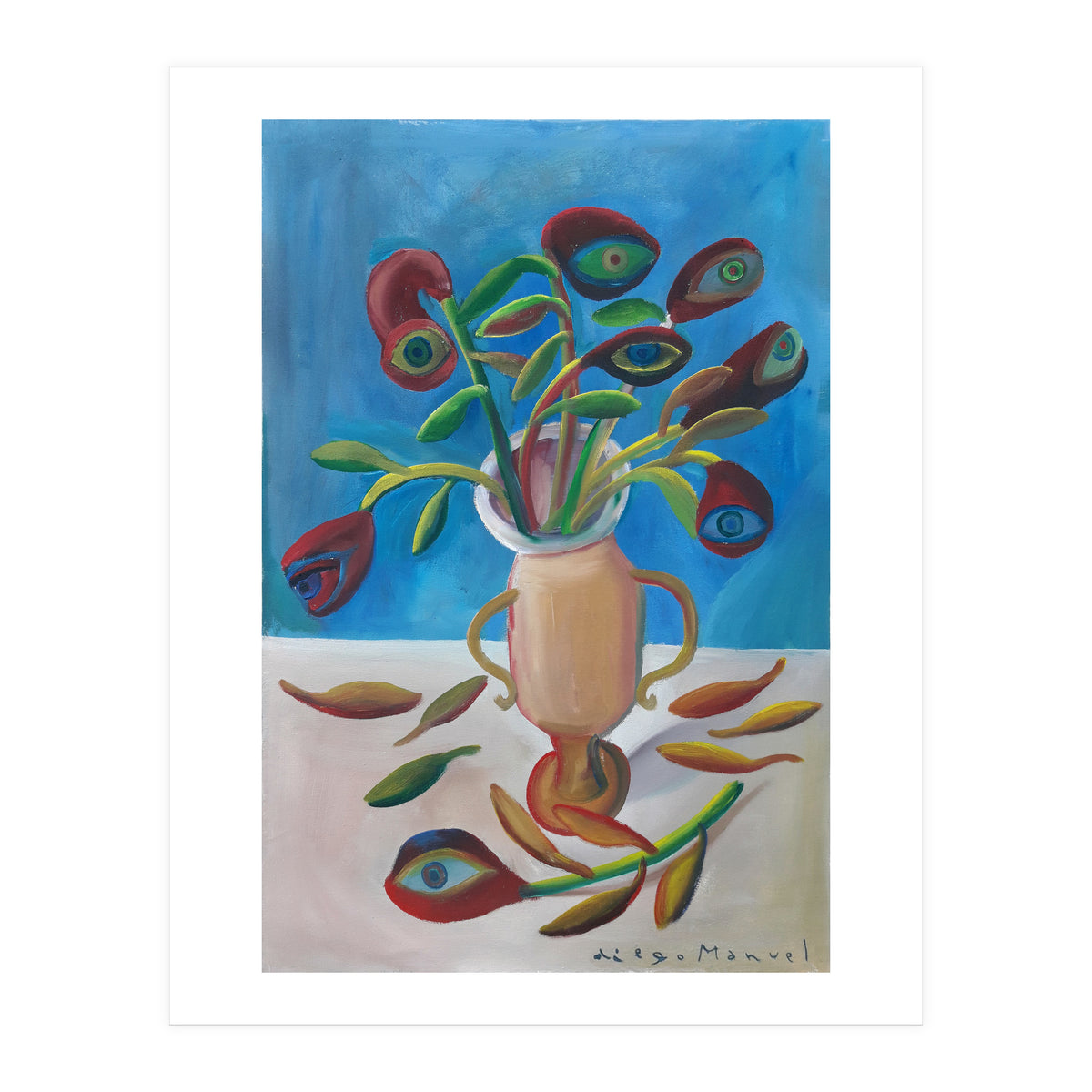 Flores Ojos (Print Only)