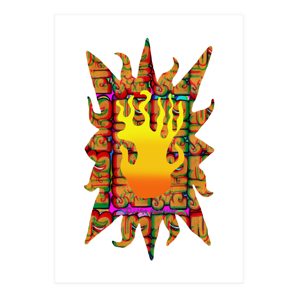 Fuego 6 Copia (Print Only)