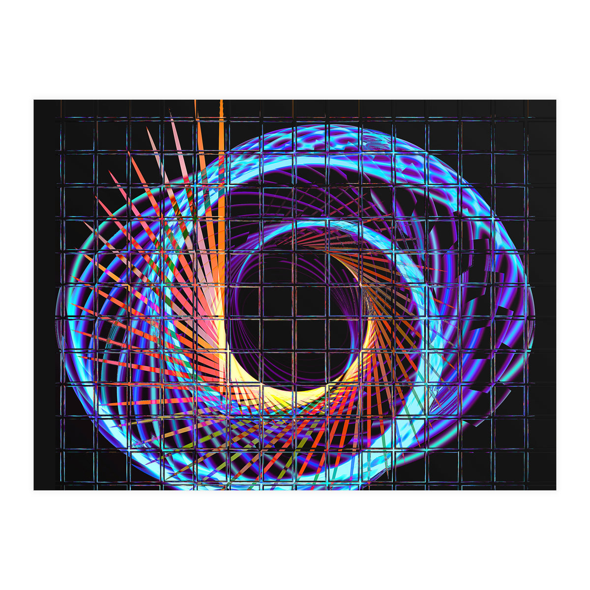 Illuminated helix #2 (Print Only)