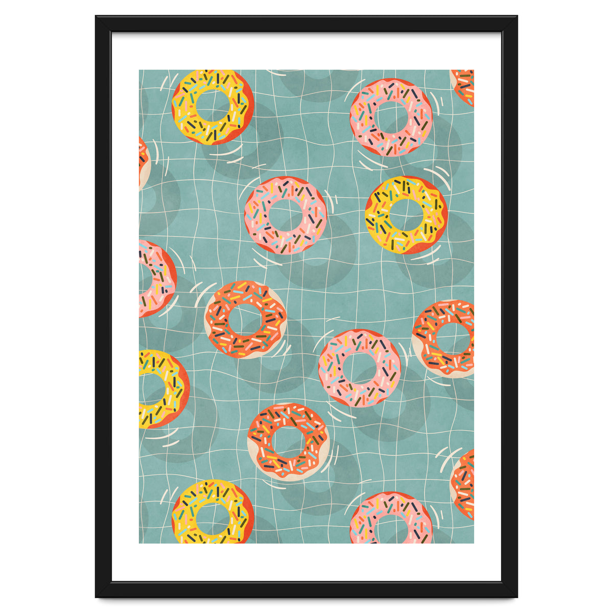 Pool Party Donuts