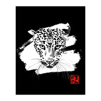Leopard in white (Print Only)