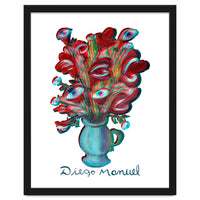 Flores Y Ojos 3d