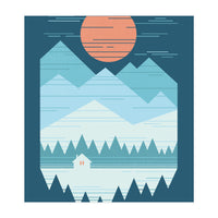 Cabin In The Snow (Print Only)
