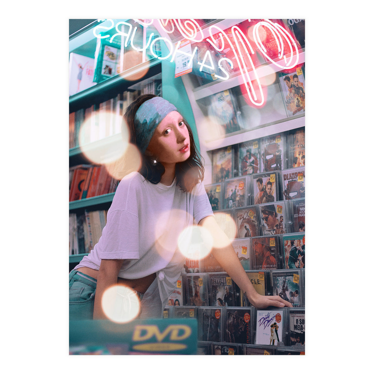 The Girl At The Video Store (Print Only)