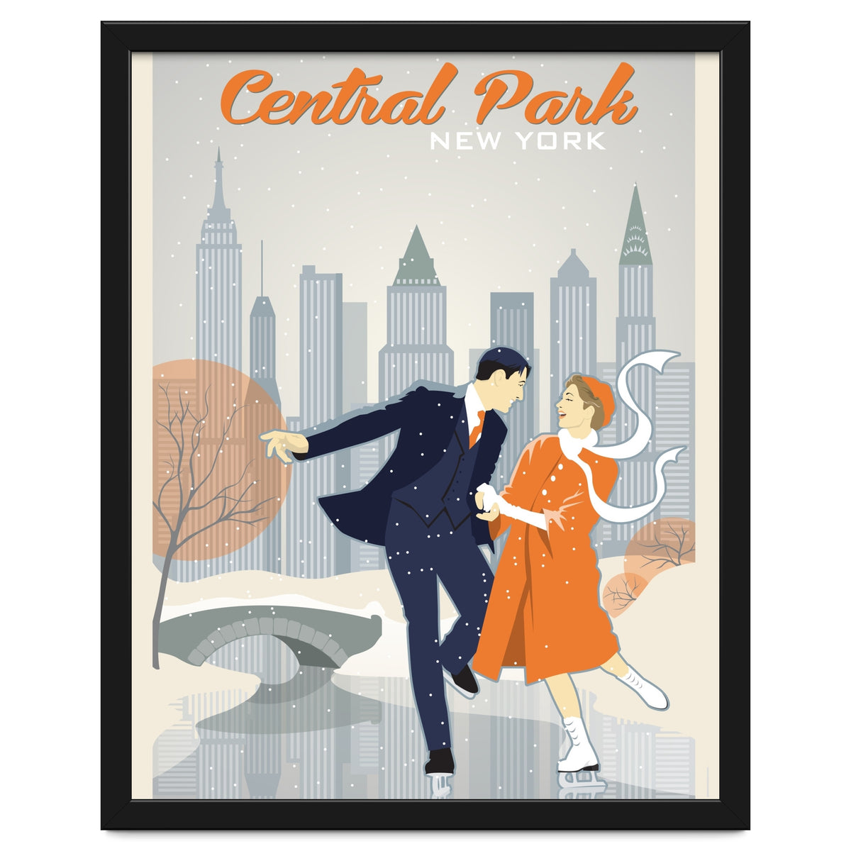 Skating in Central Park