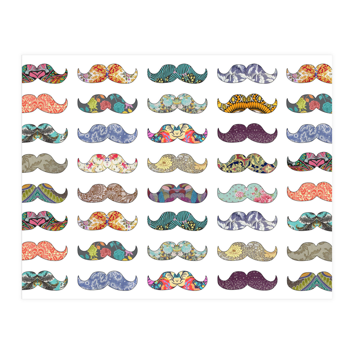 Mustache Mania (Print Only)