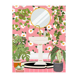 Sink in Boho Jungle Bathroom (Print Only) thumbnail
