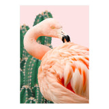 Flamingo & Cactus (Print Only) thumbnail