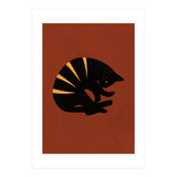 Black Cat Modern Terracotta (Print Only) thumbnail