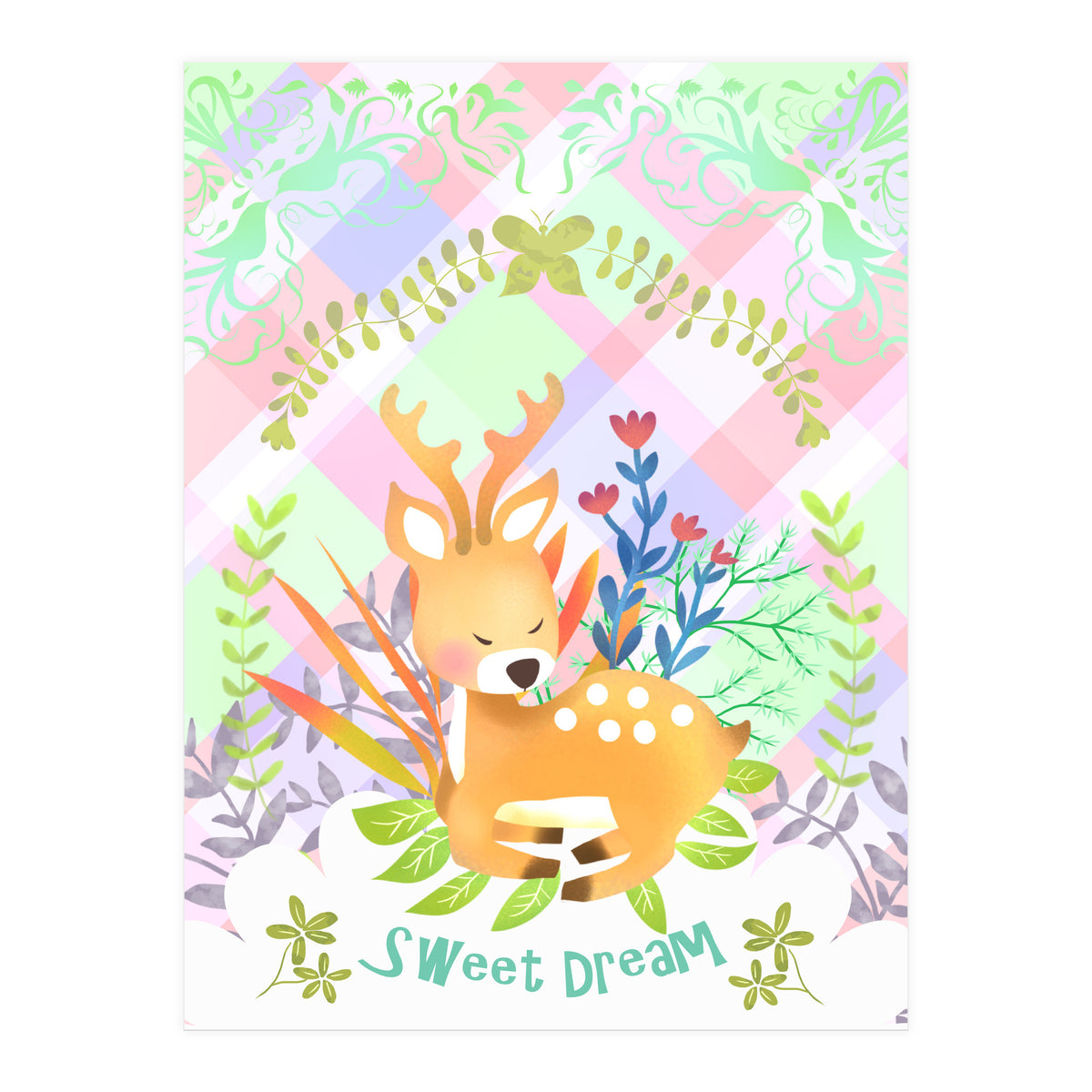 Sweet Dream Deer (Print Only)