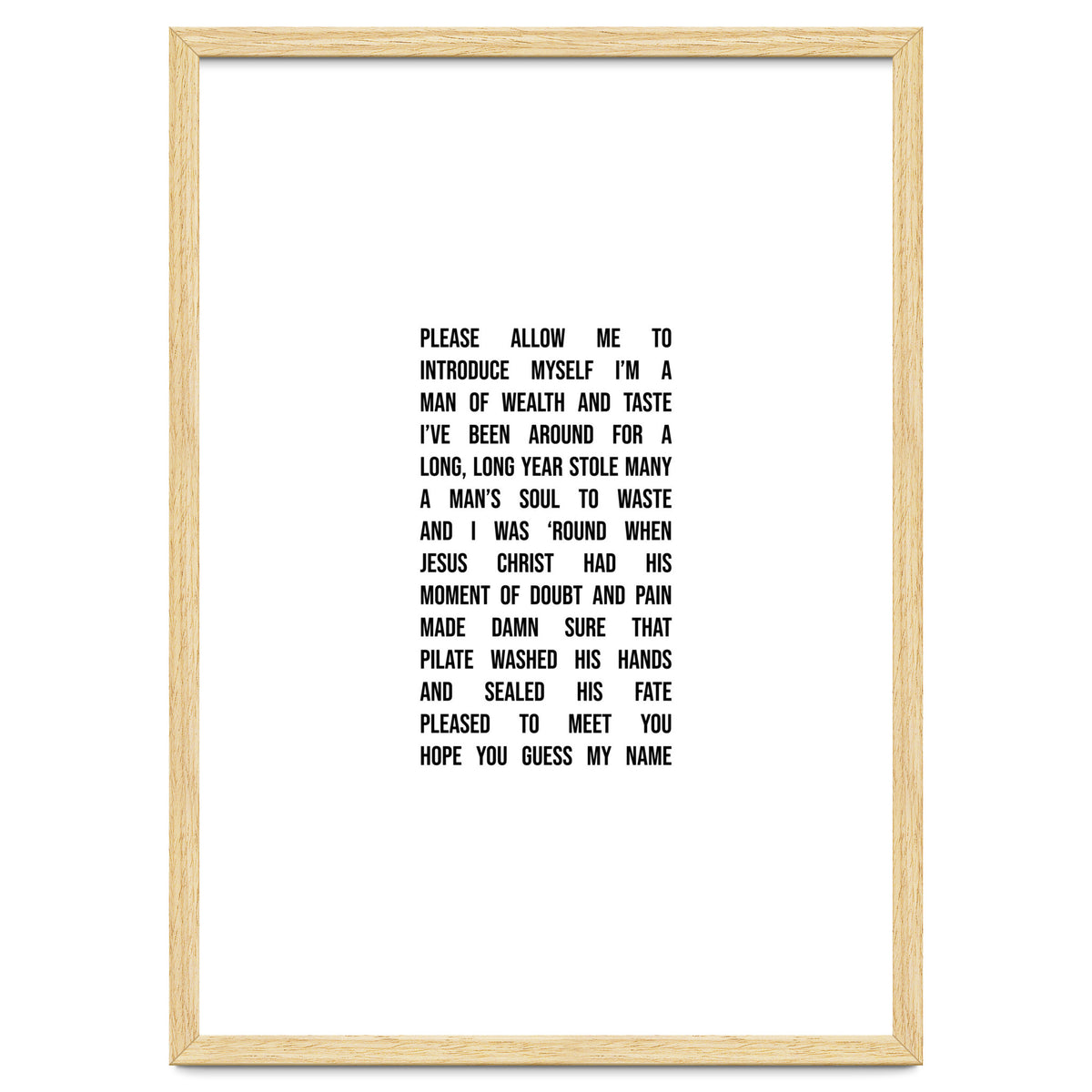 Sympathy For The Devil