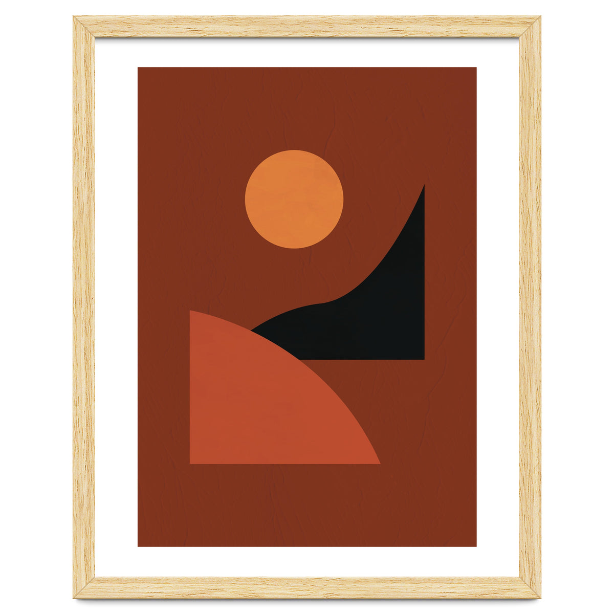 Abstract Geometrical Terracota Earthy Tones