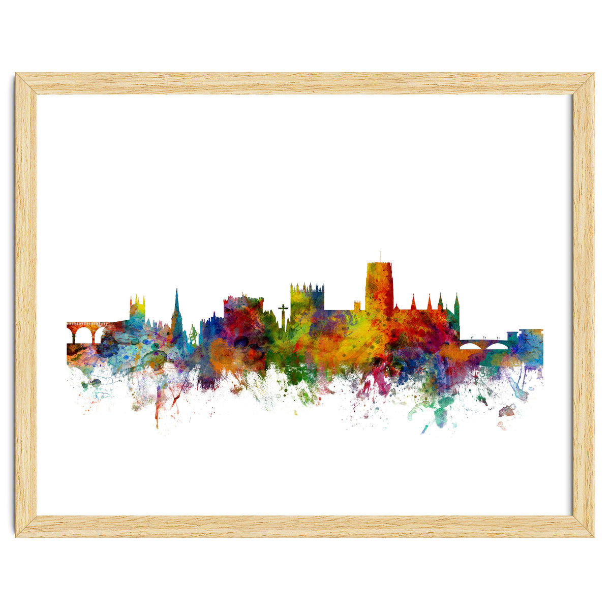 Durham England Skyline Cityscape