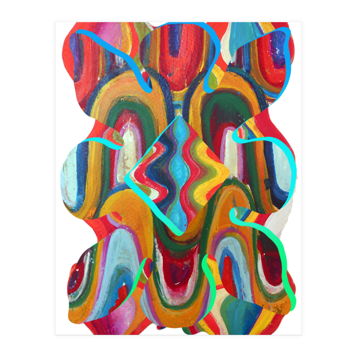 Pop Abstract Asimetrico 24 Copia (Print Only)