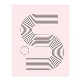 Rainbow Line Art Mid Century Modern (Print Only) thumbnail