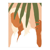 Musafir | Traveler Feminism Woman of Color in White Shirt | Palm Tropical Minimal Bohemian Fashion (Print Only) thumbnail