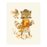 Rebecca The Radish Raccoon (Print Only) thumbnail
