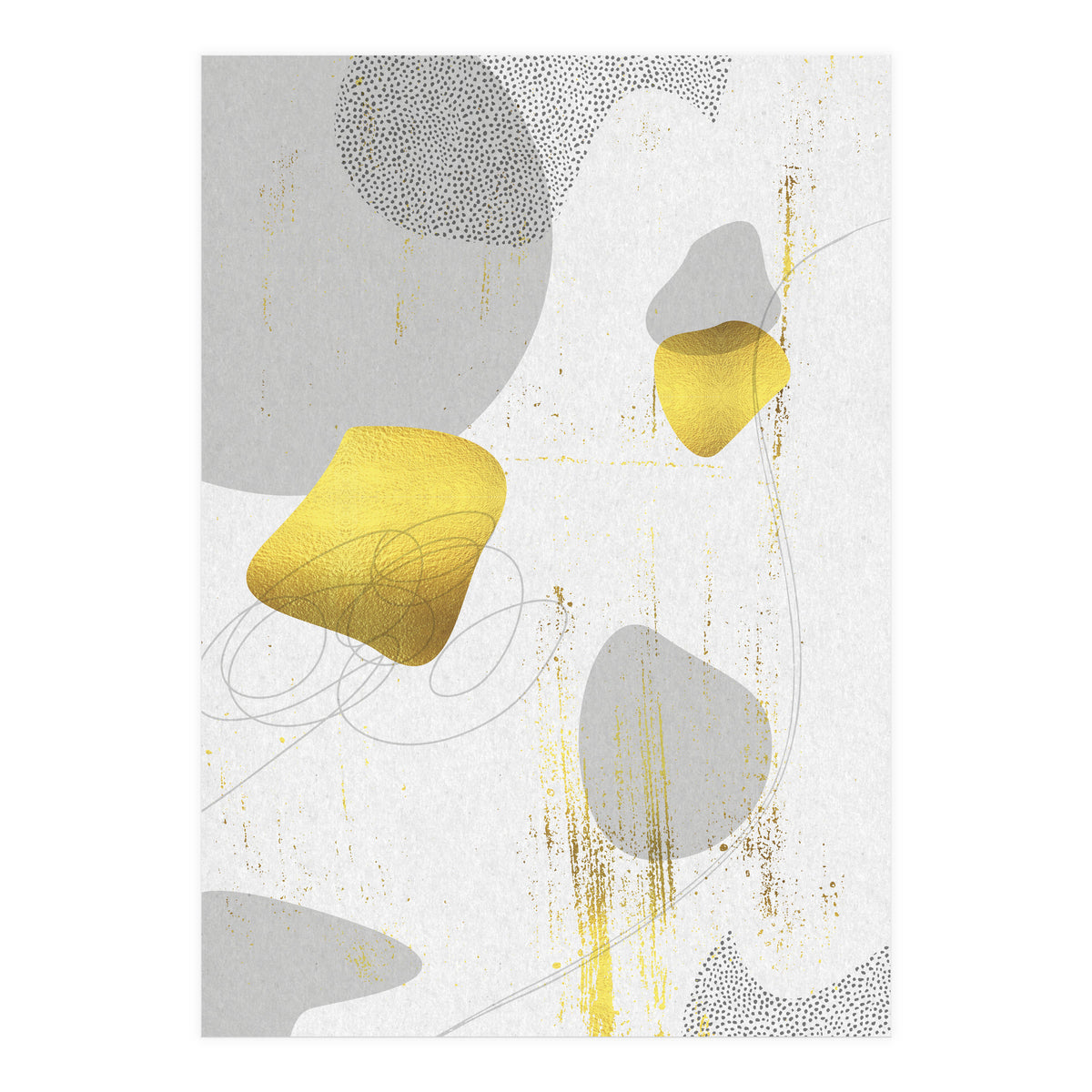 Mid-Century Vintage No. 2 | gold (Print Only)