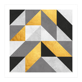 Gray and Gold Composition V (Print Only) thumbnail