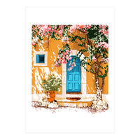Oh The Places You Will Go, Spanish Bougainvillea Villa (Print Only)