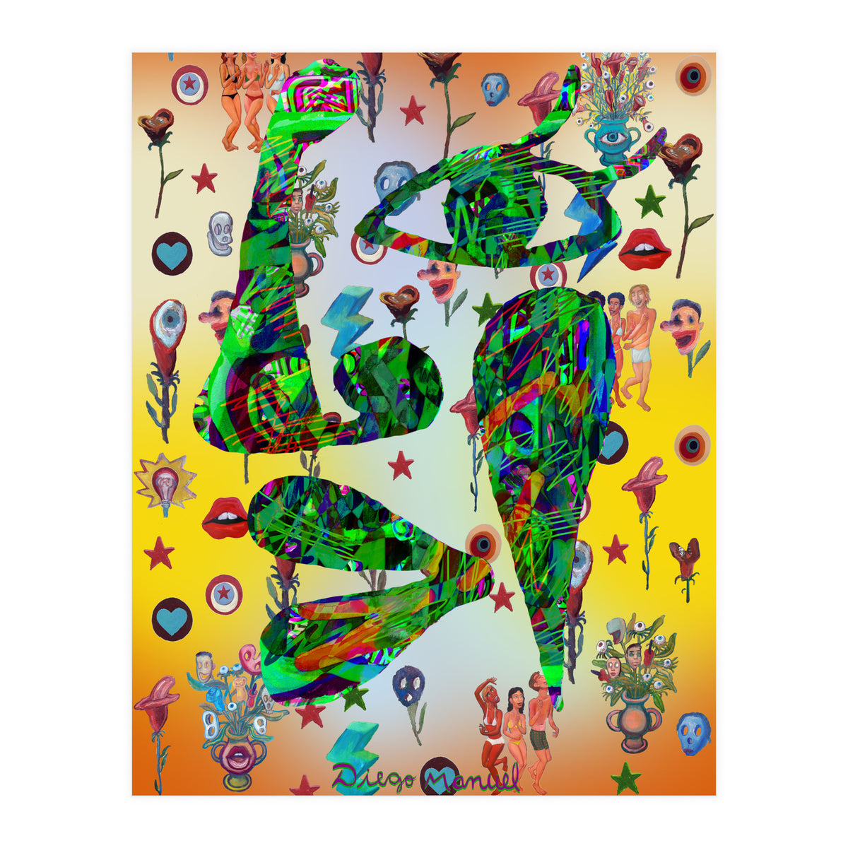 Graffiti Digital 12 2022 B 9 (Print Only)