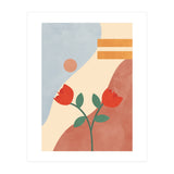 Rose Flower Abstract Botanical Modern (Print Only) thumbnail