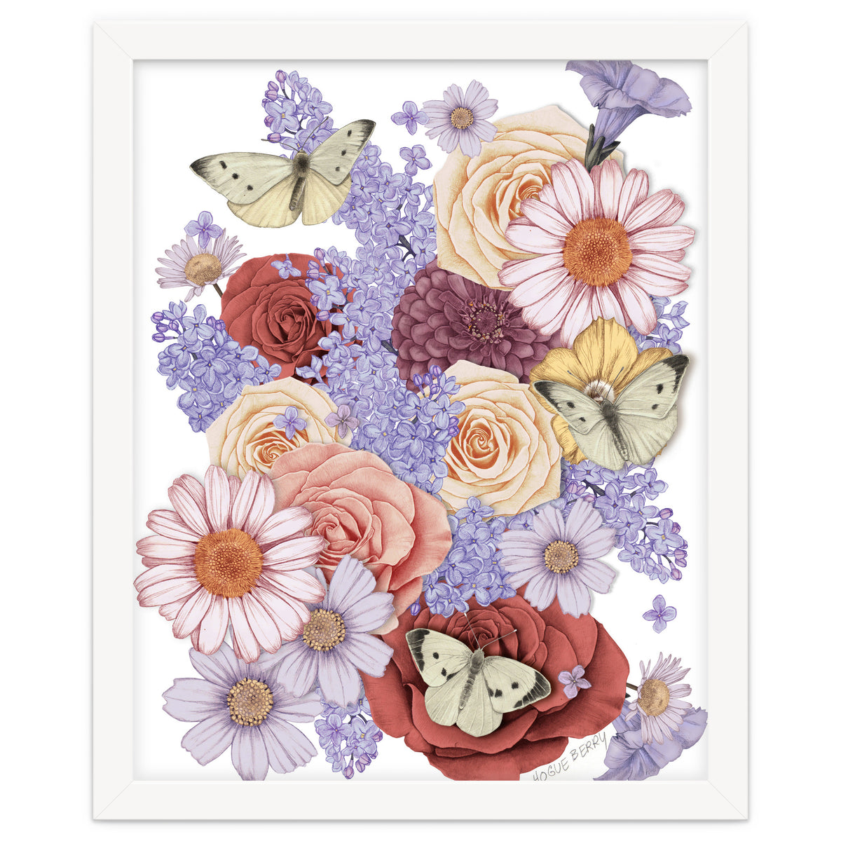 Flowers and Butterflies