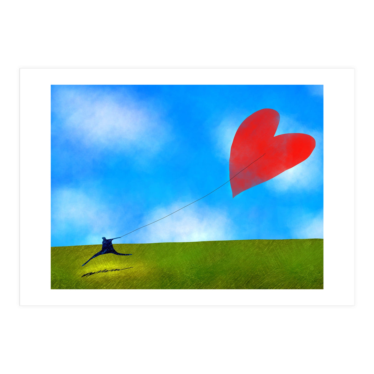 Heart Kite (Print Only)