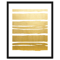 Gold Vibes Only | Luxe Shimmer Metallic Graphic Abstract | Golden Happiness Good Vibes