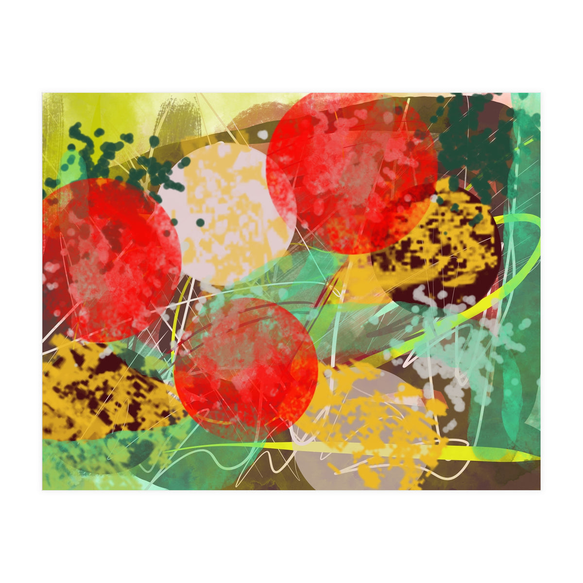 Verde e vermelho (Print Only)