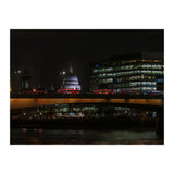 St Pauls & London Bridge photoraphed from the Southbank. (Print Only) thumbnail