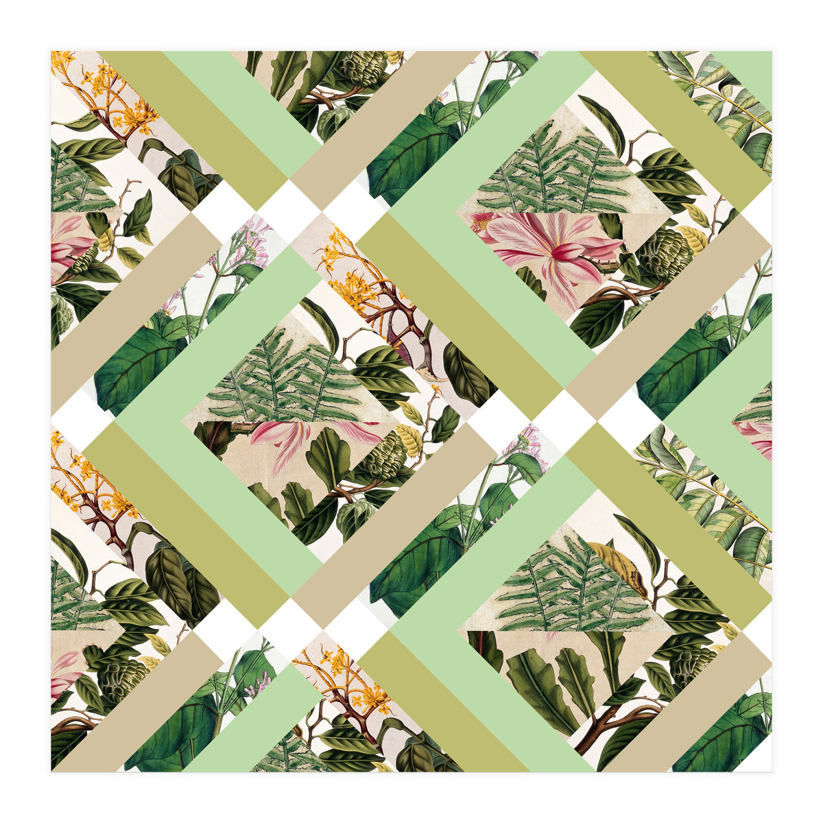 Cubed Vintage Botanicals (Print Only)