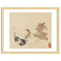 Wang Chengyu ~flowers, Vegetables, Fruits, Eggplant, Lotus Root
