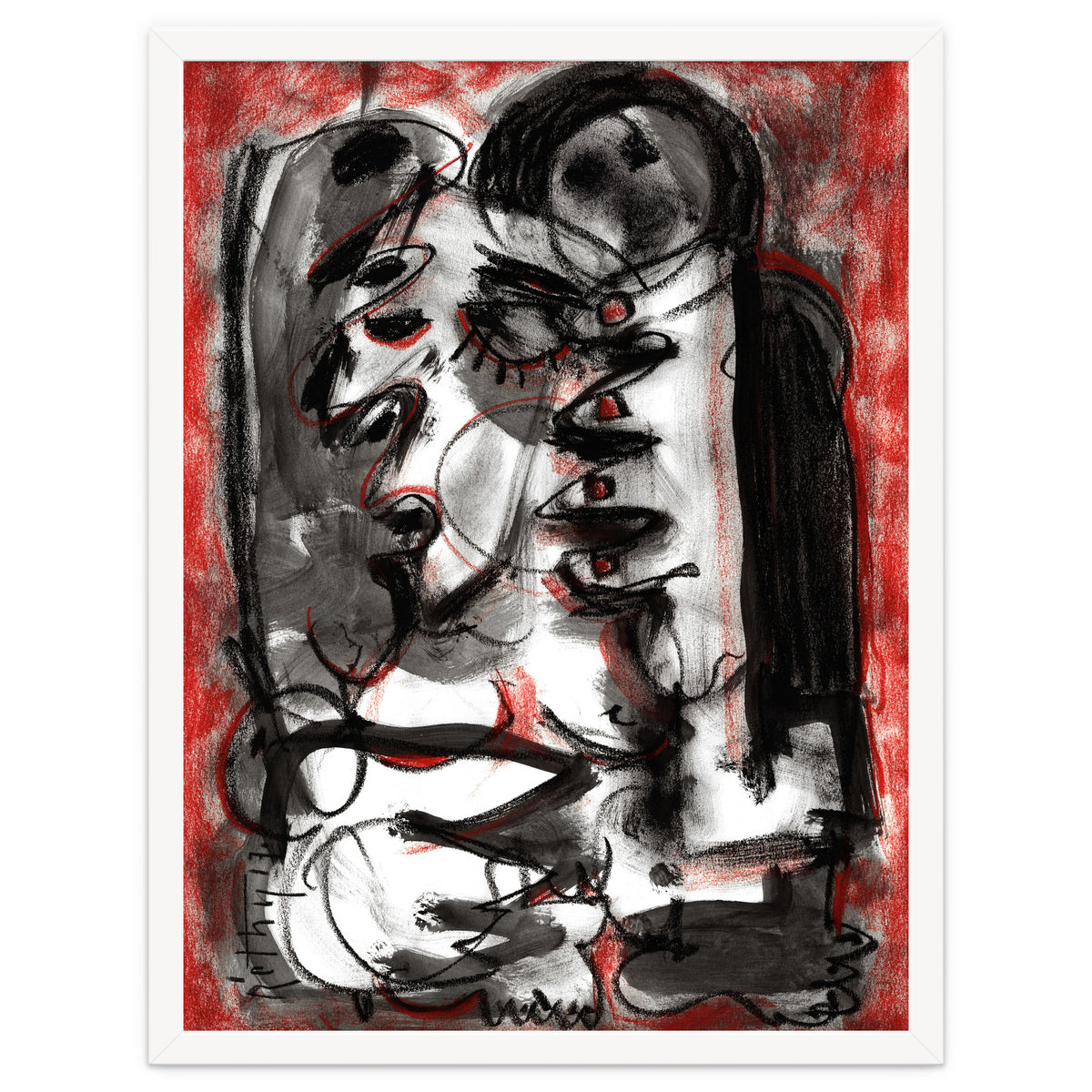 Shame - white background