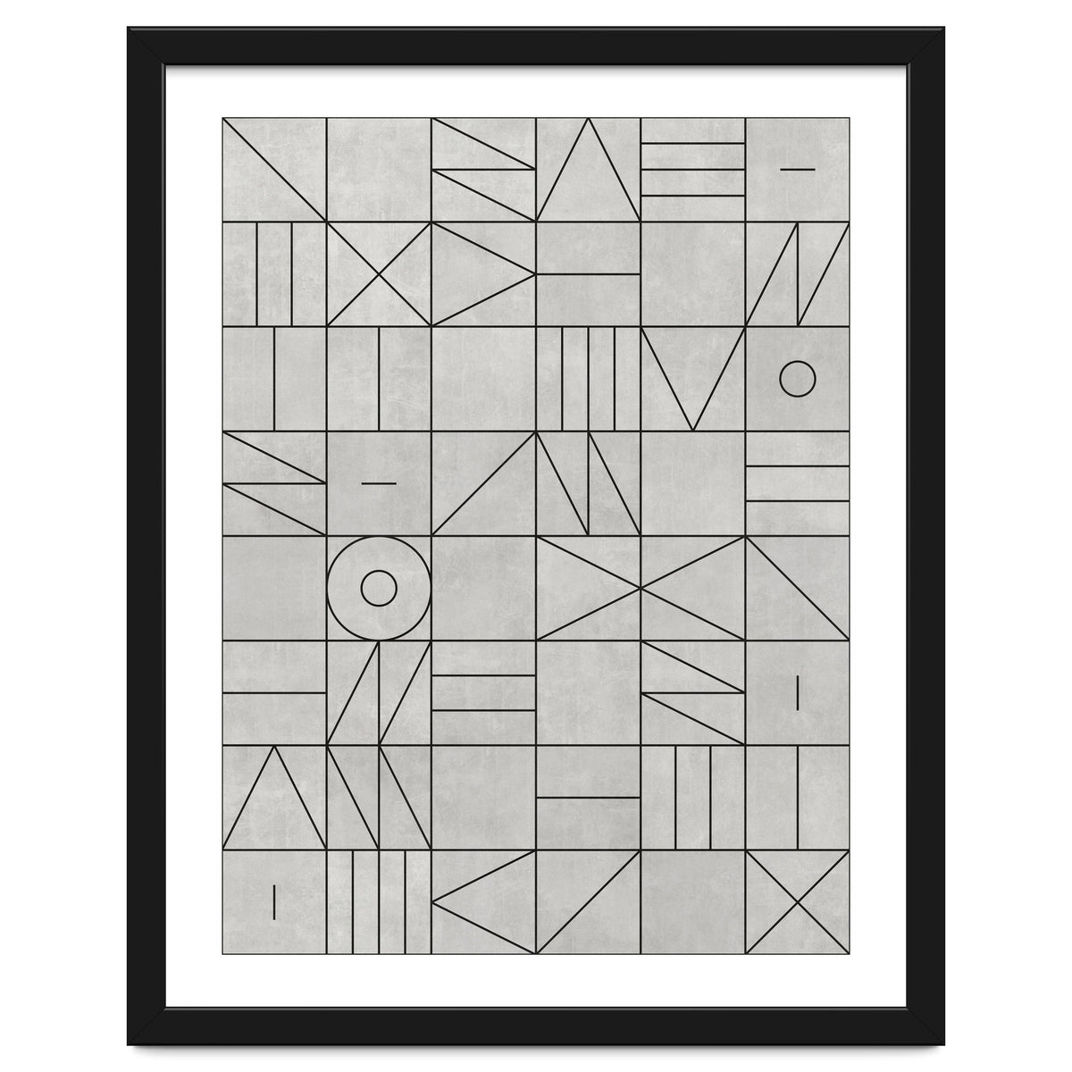 My Favorite Geometric Patterns No.3 - Grey