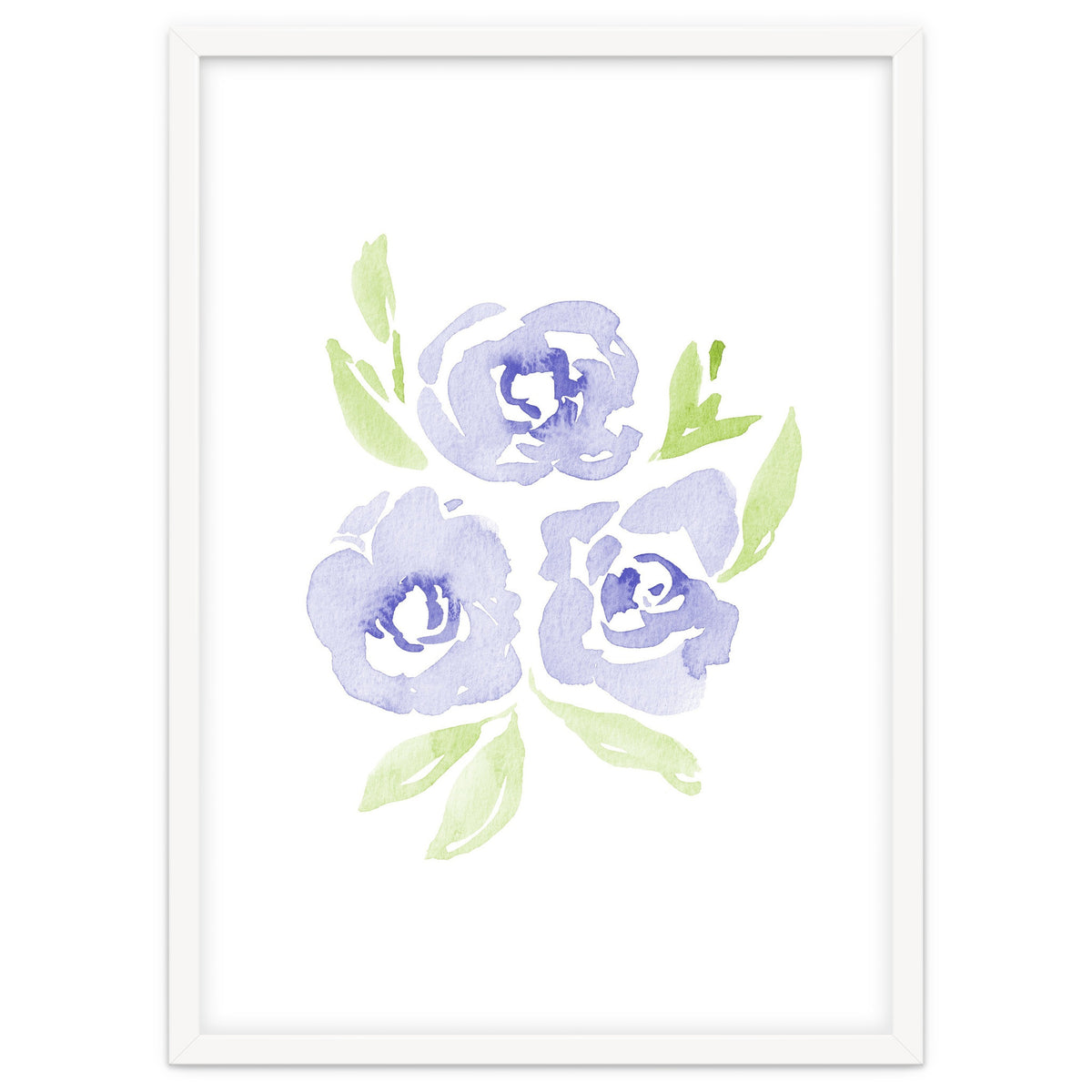 Wild Roses | Periwinkle Blue