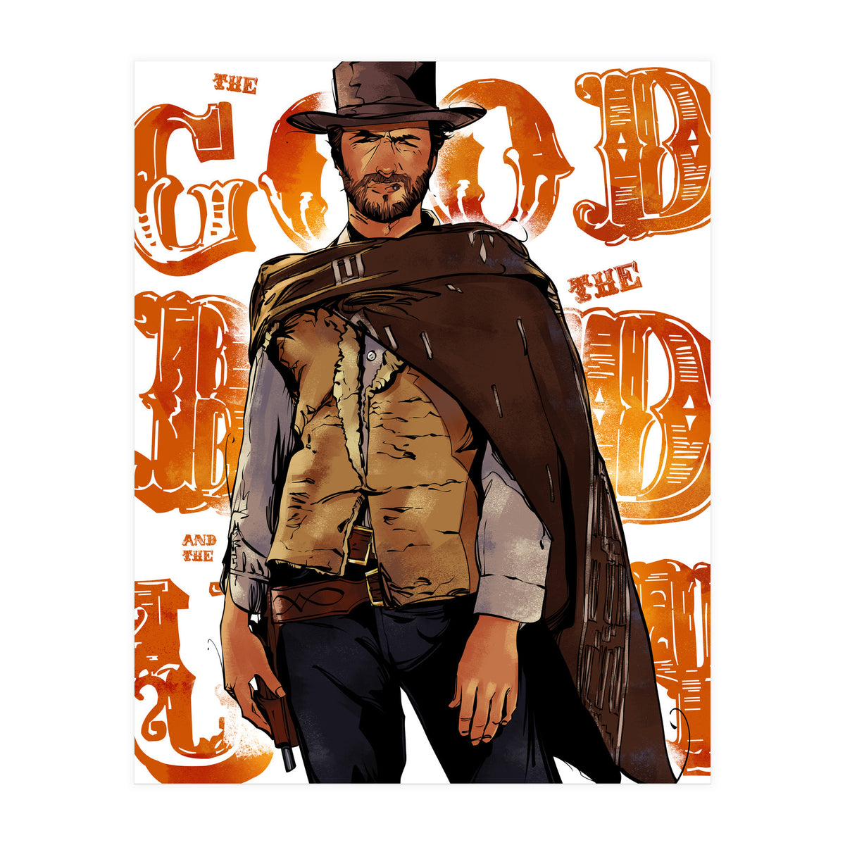 Clint Eastwood (Print Only)