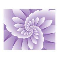 Abstract Purple Floral  (Print Only)