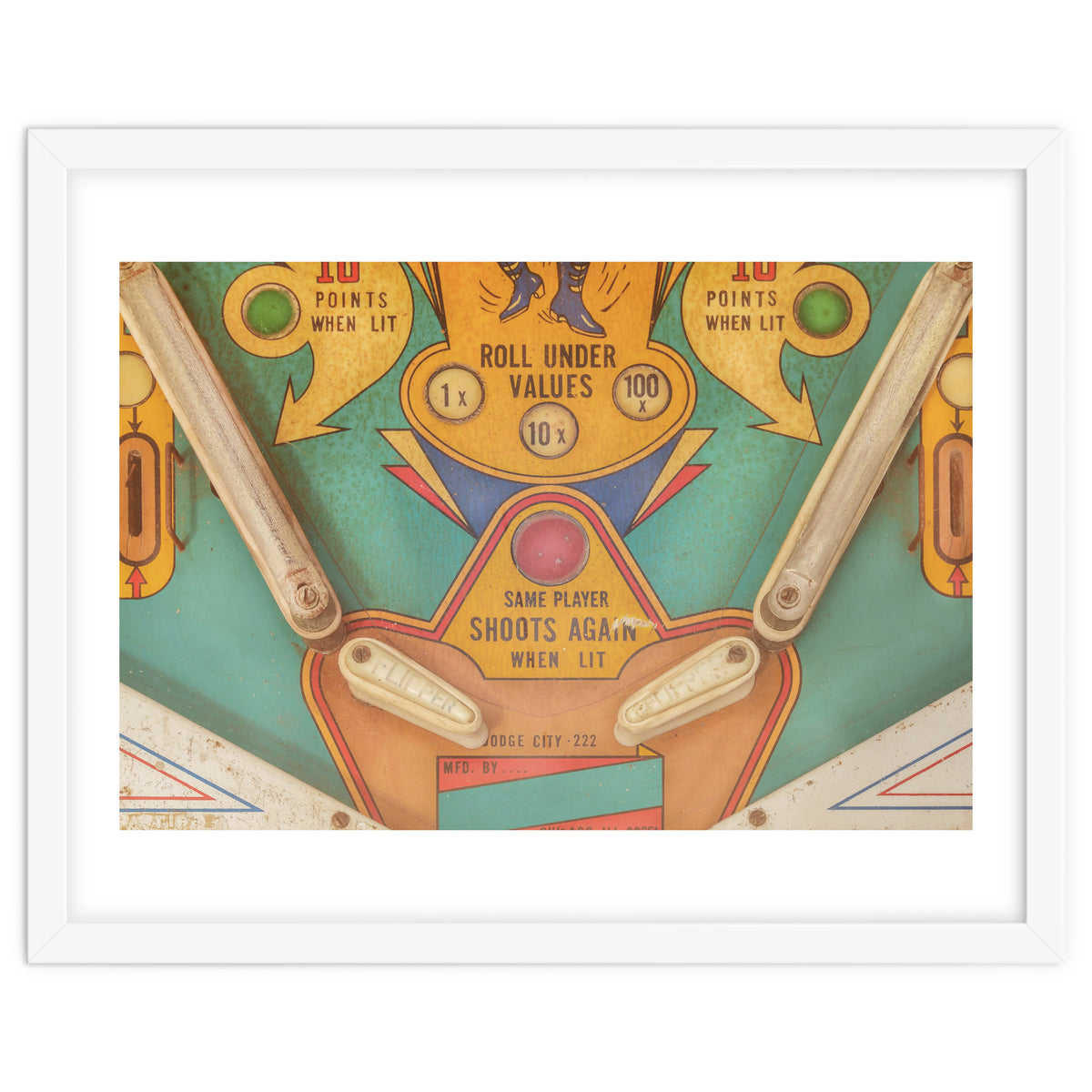 The vintage Pinball Machine