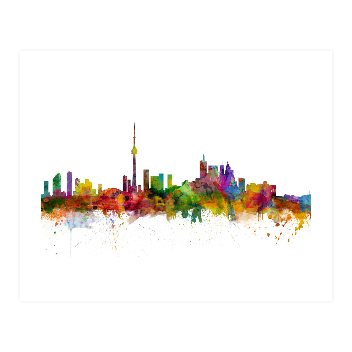 Toronto Canada Skyline (Print Only)