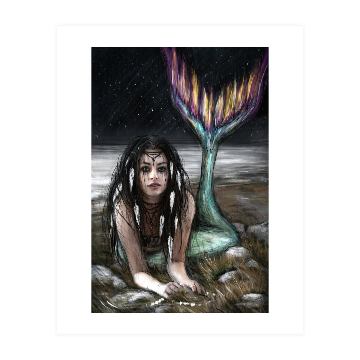 Starlight Mermaid (Print Only)