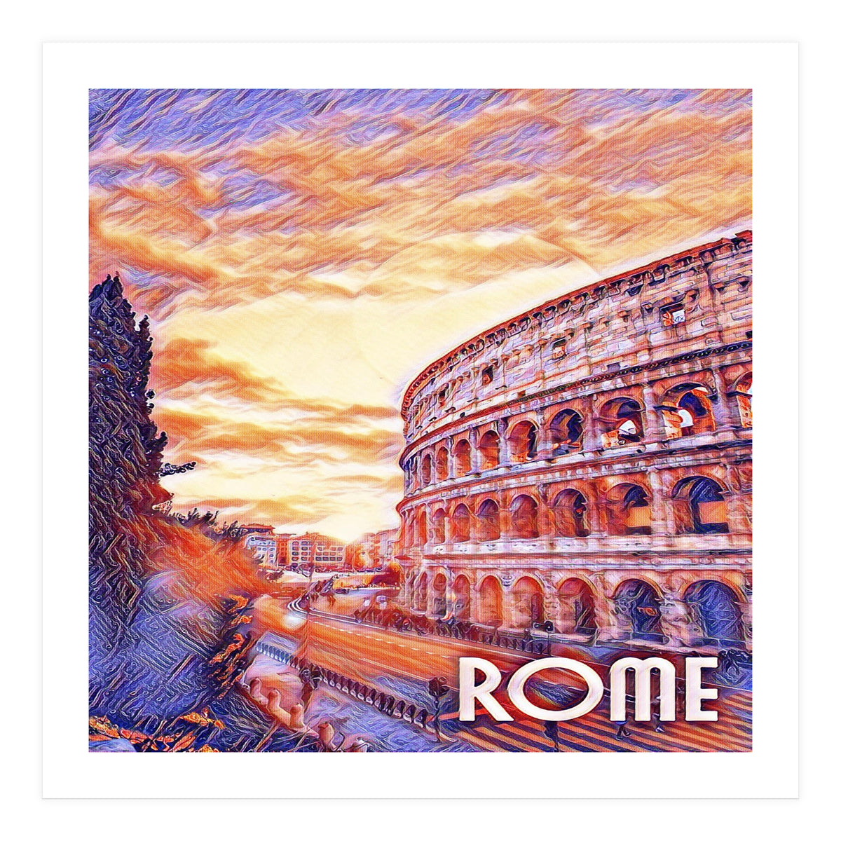 Rome Colosseo, Italy (Print Only)