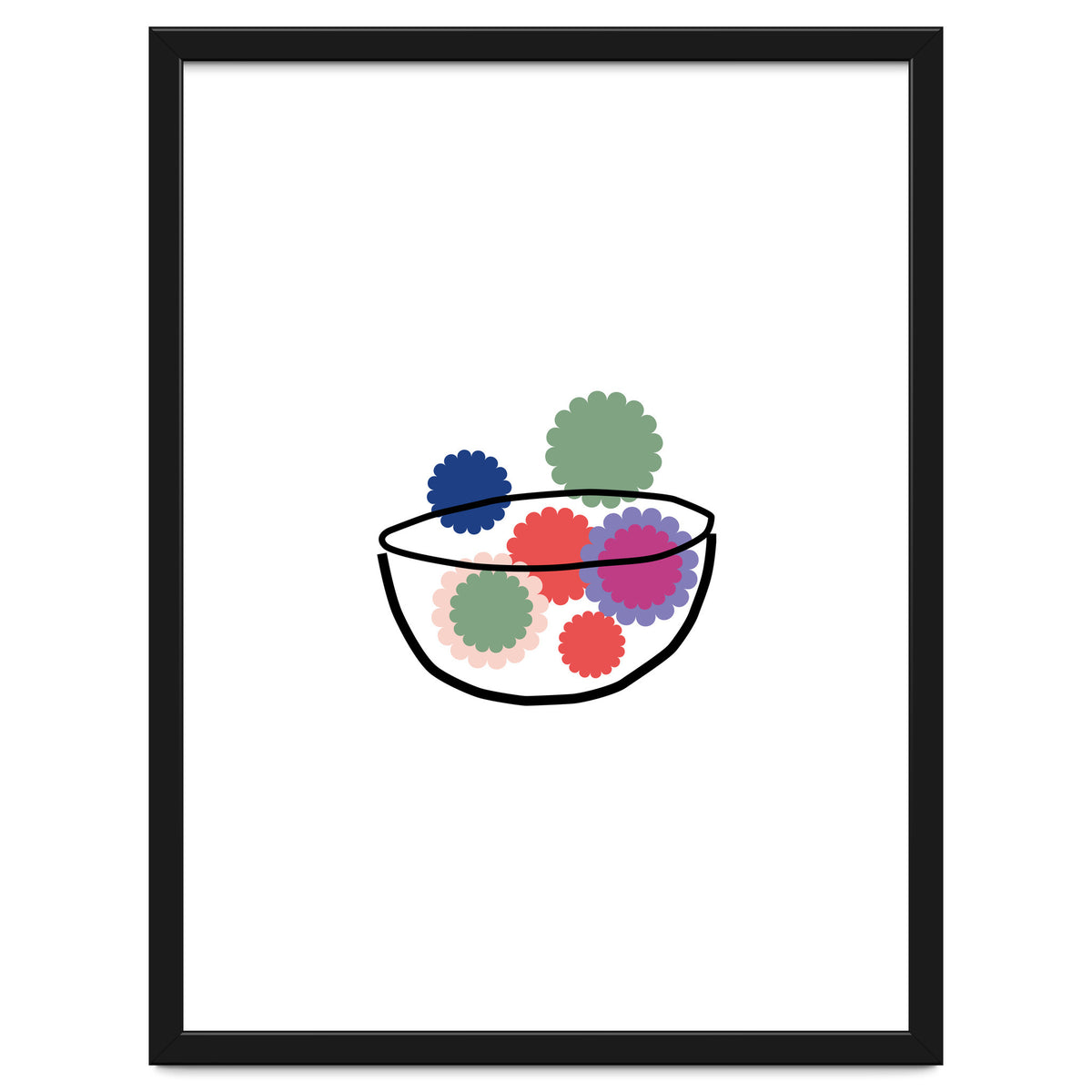 Fruits Or Flowers Rgb White