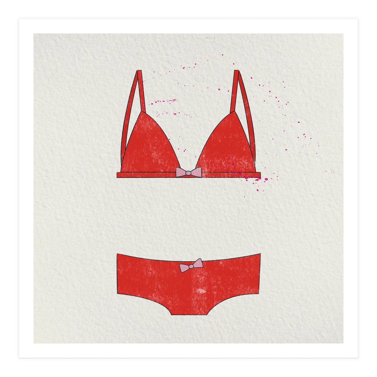 Bra and panties (Print Only)