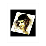 Renaissance women with baseball cap (Print Only) thumbnail