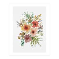 Watercolor blooms (Print Only)