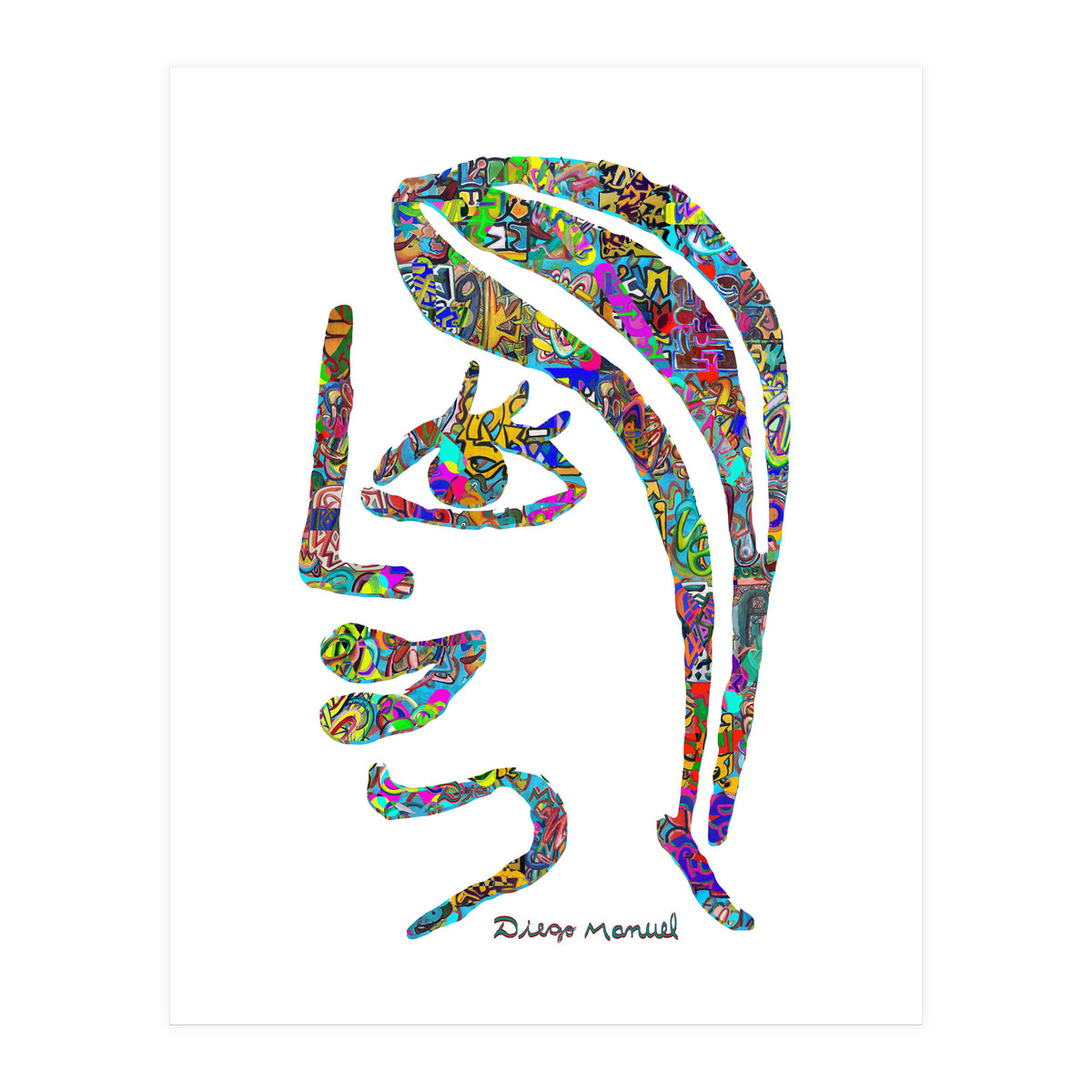 Graffiti Digital 12 2022 D 4  (Print Only)