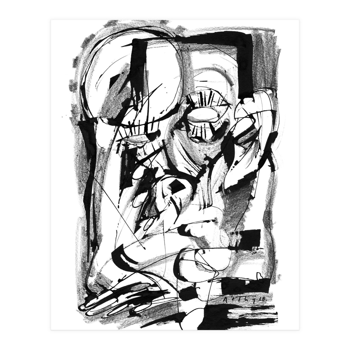 Power of the Mind - b&w (Print Only)